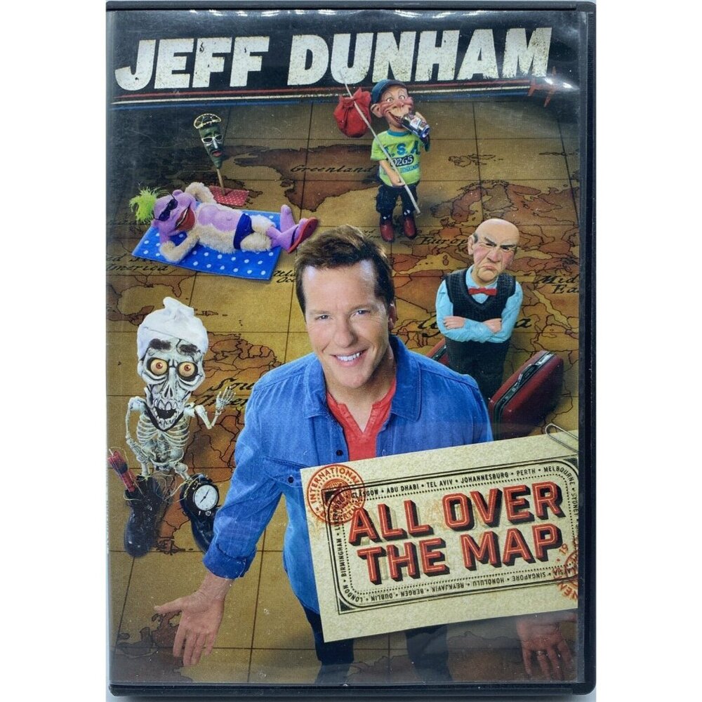 Jeff Dunham: All Over the Map (DVD, 2014, Canadian) Ventriloquist Puppets